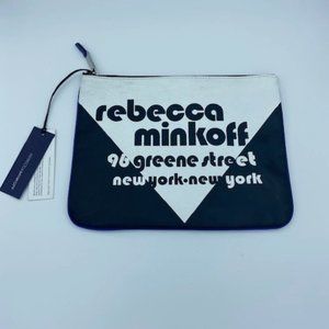 Rebecca Minkoff large leather pouch NWT